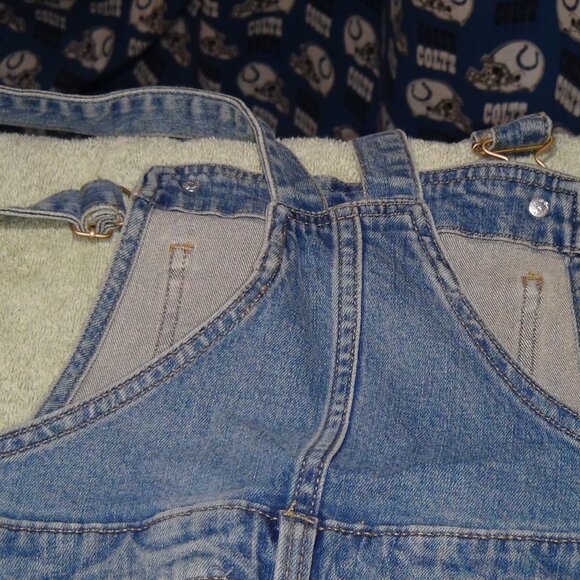 Universal Thread Women's Denim Overalls Sleeveless Skinny Med Wash Size 00 / 24R - Picture 9 of 14